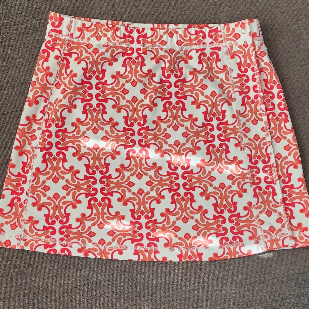 ATHLETA damask stretch skirt